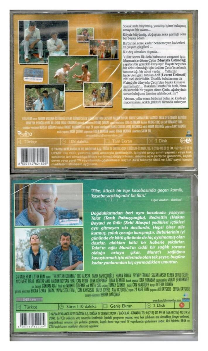 Abim Hayattan Korkma - 2 Adet VCD Film VCD788 - 2