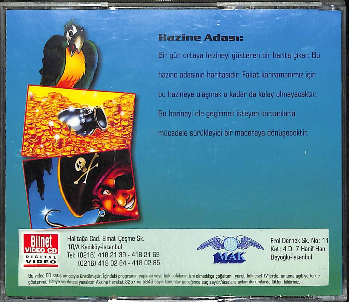 Hazine Adası Orjinal VCD Film (Çizgi Film - Çok Nadir) VCD27892 - 2