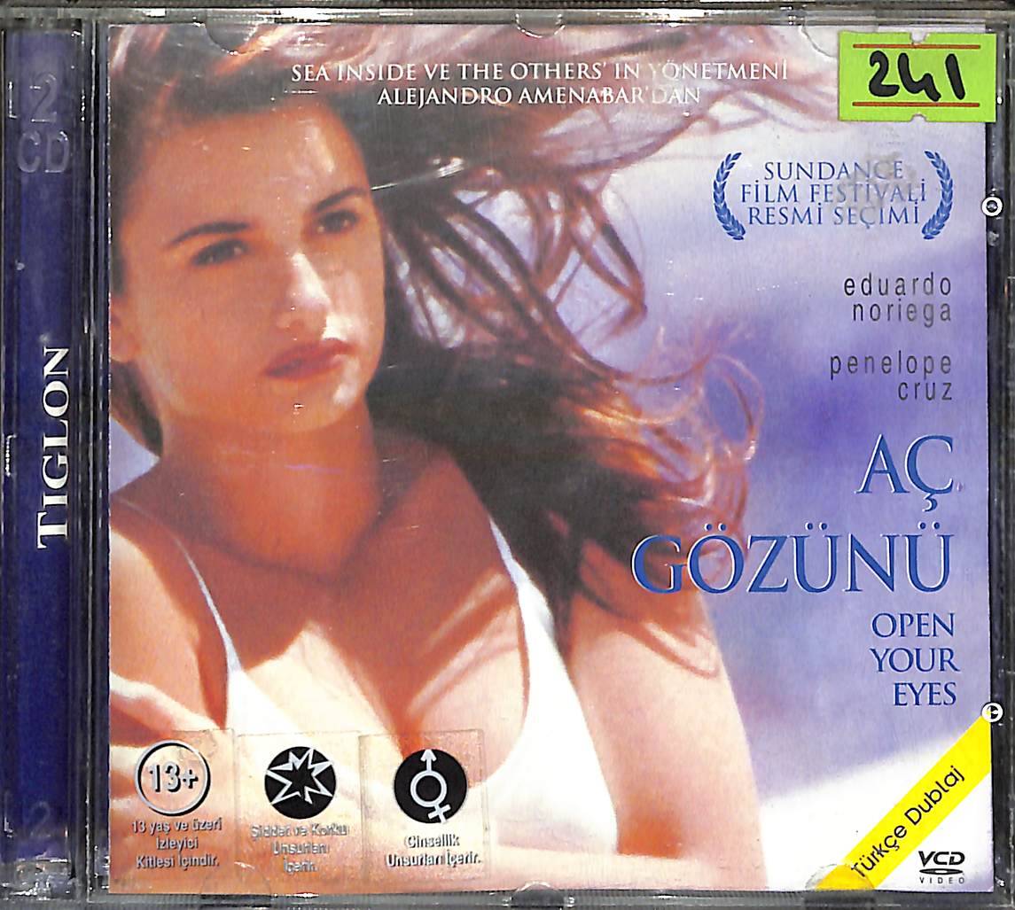 Aç Gözünü - Open Your Eyes (1997) Orjinal VCD Film ' Eduardo Noriega - Penelope Cruz ' VCD27867 - 1