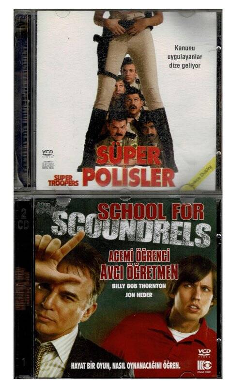 Acemi Öğrenci Avcı Öğretmen Süper Polisler - 2 Adet VCD Film VCD675 - 1