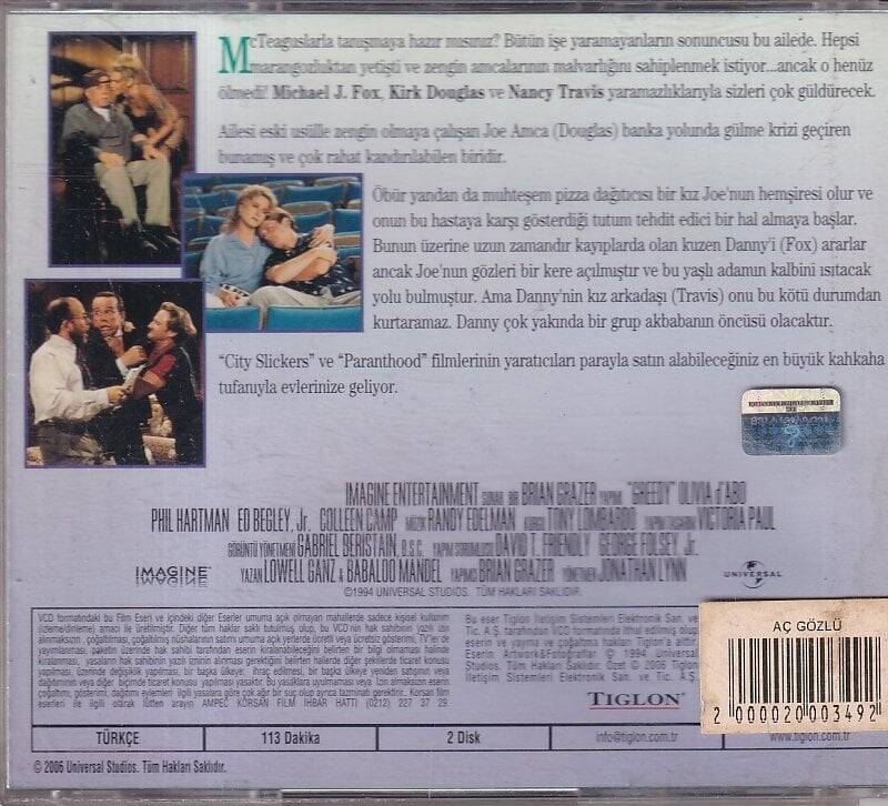 Açgözlü Greedy VCD Film VCD9273 - 2