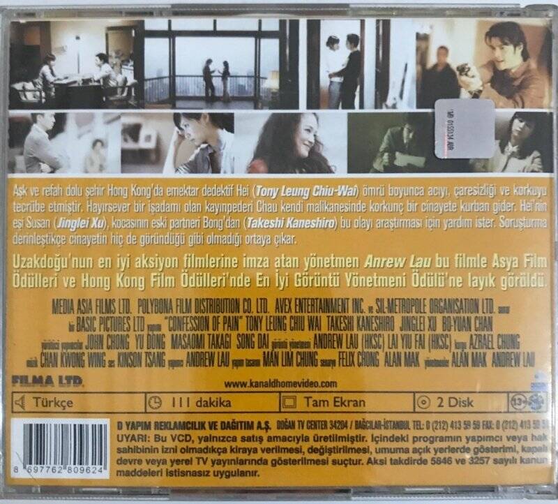Acı İtiraflar VCD Film VCD6940 - 2