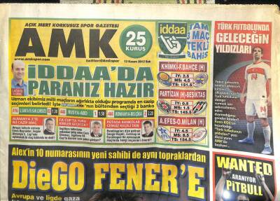 Açık Mert Korkusuz Gazetesi 13 Kasım 2012 - Alexin 10 Numarasının Yeni Sahibide Aynı Topraklardan GZ107199 - 1