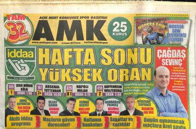 Açık Mert Korkusuz Gazetesi 16 Kasım 2012 - İşte Yeni Arda GZ107201 - 1