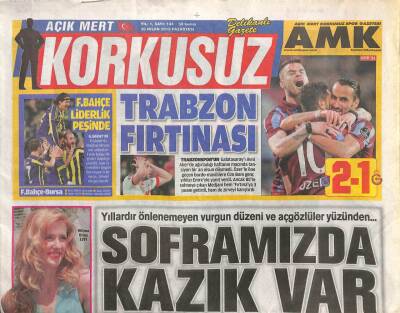 Açık Mert Korkusuz Gazetesi 20 Nisan 2015 - Akdenizde Facia , 700 Göçmen Suya Gömüldü GZ113273 - 1