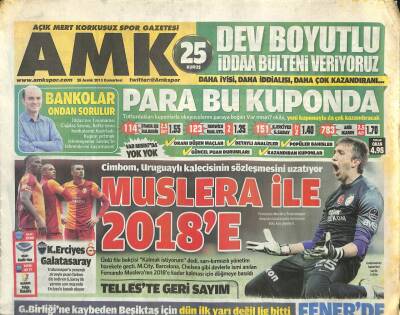 Açık Mert Korkusuz Gazetesi 28 Aralık 2013 - Trabzonda Gündem Elkeson-Muslera İle 2018e GZ105536 - 1