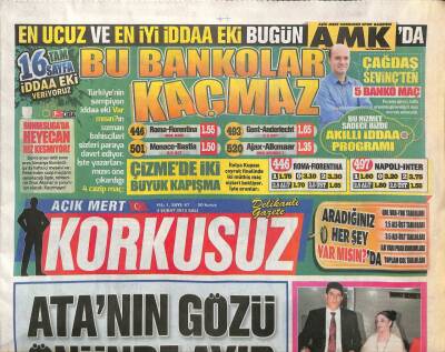 Açık Mert Korkusuz Gazetesi 3 Şubat 2015 - Bu İddialar Ferhat Göçeri Göçertir GZ113272 - 1
