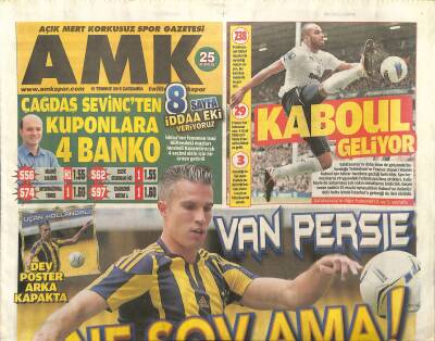 Açık Mert Korkusuz Gazetesi Spor Eki 15 Temmuz 2015 - Fernandao Kral Benim - Querasma Tamam GZ124825 - 1