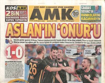 Açık Mert Korkusuz Gazetesi Spor Eki 20 Eylül 2015 - Vitor Pereira Patladı - Şenol Güneşe Büyük Övgü GZ124828 - 1