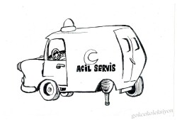 Acil Servis Temalı Kartpostal KRT4823 - Gökçekoleksiyon