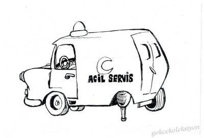 Acil Servis Temalı Kartpostal KRT4823 - 1