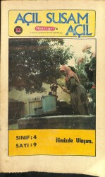 AÇIL SUSAM AÇIL Sınıf4 Sayı9 NDR83579 - Gökçekoleksiyon