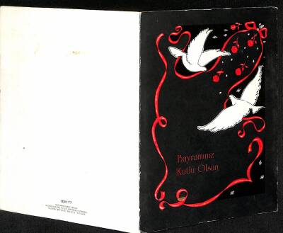 Açılır Kapaklı Bayram Temalı Kartpostal KRT2470 - 2