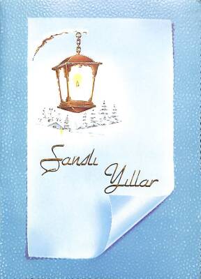 Açılır Kapaklı Yılbaşı Kartpostal KRT12811 - 1