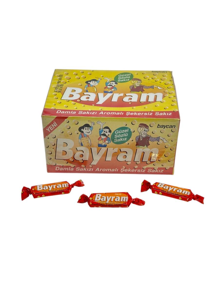 Açılmamış Kutusunda Bayram (Baycan) Damla Sakızı Aromalı Şekersiz Sakız SKZ1818 - 2