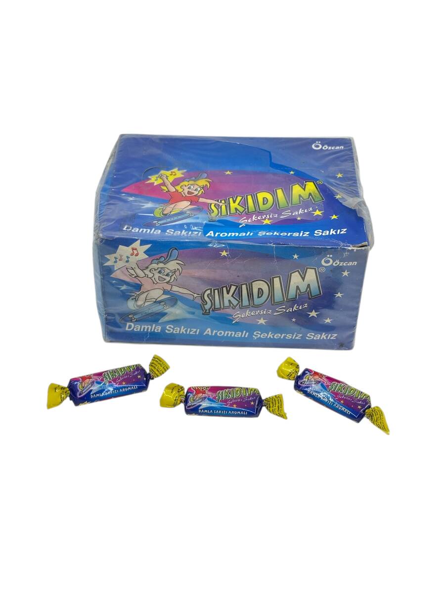 Açılmamış Kutusunda Şıkıdım (Özcan) Damla Sakızı Aromalı Şekersiz Sakız SKZ1814 - 2