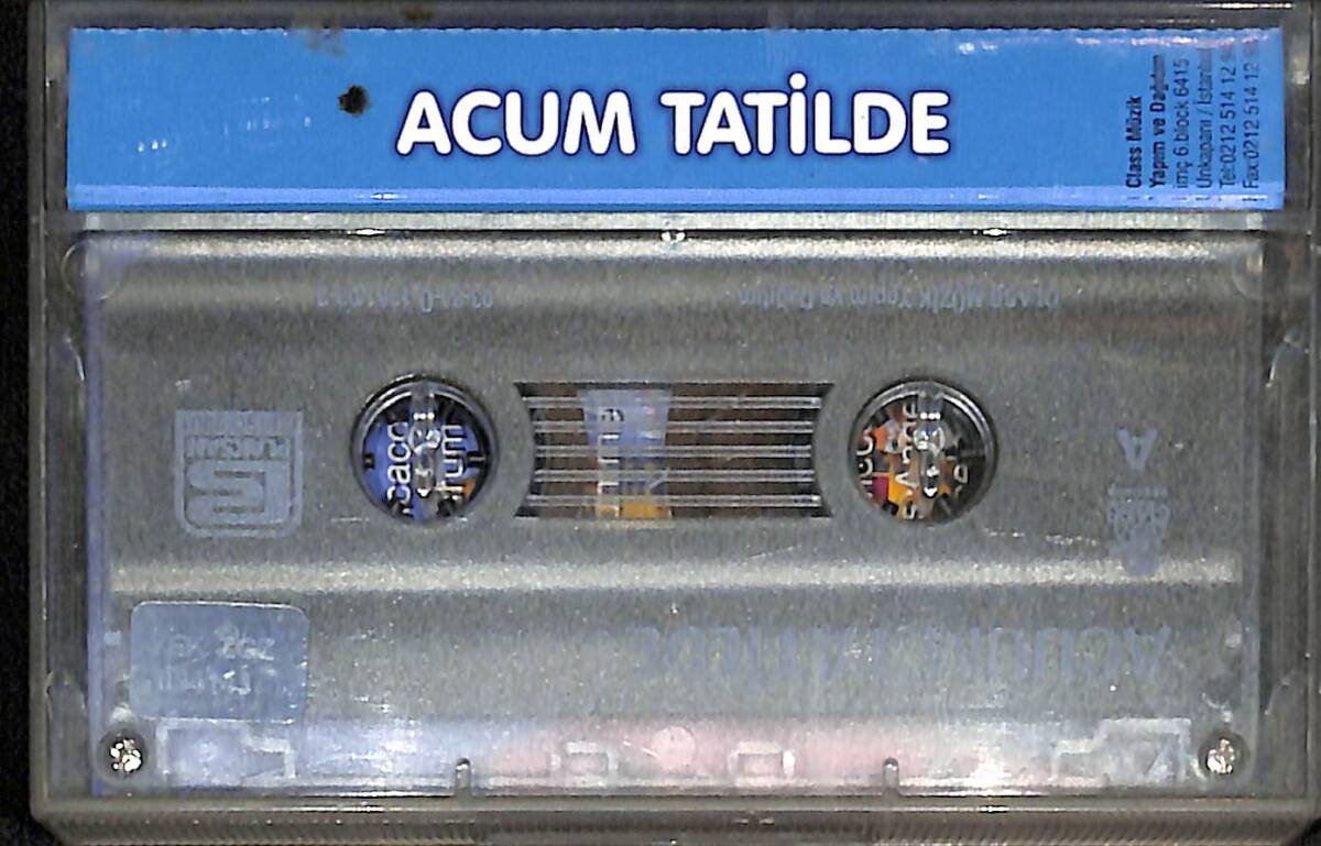 Acuum - Tatilde Kaset (İkinci El) KST29087 - 2