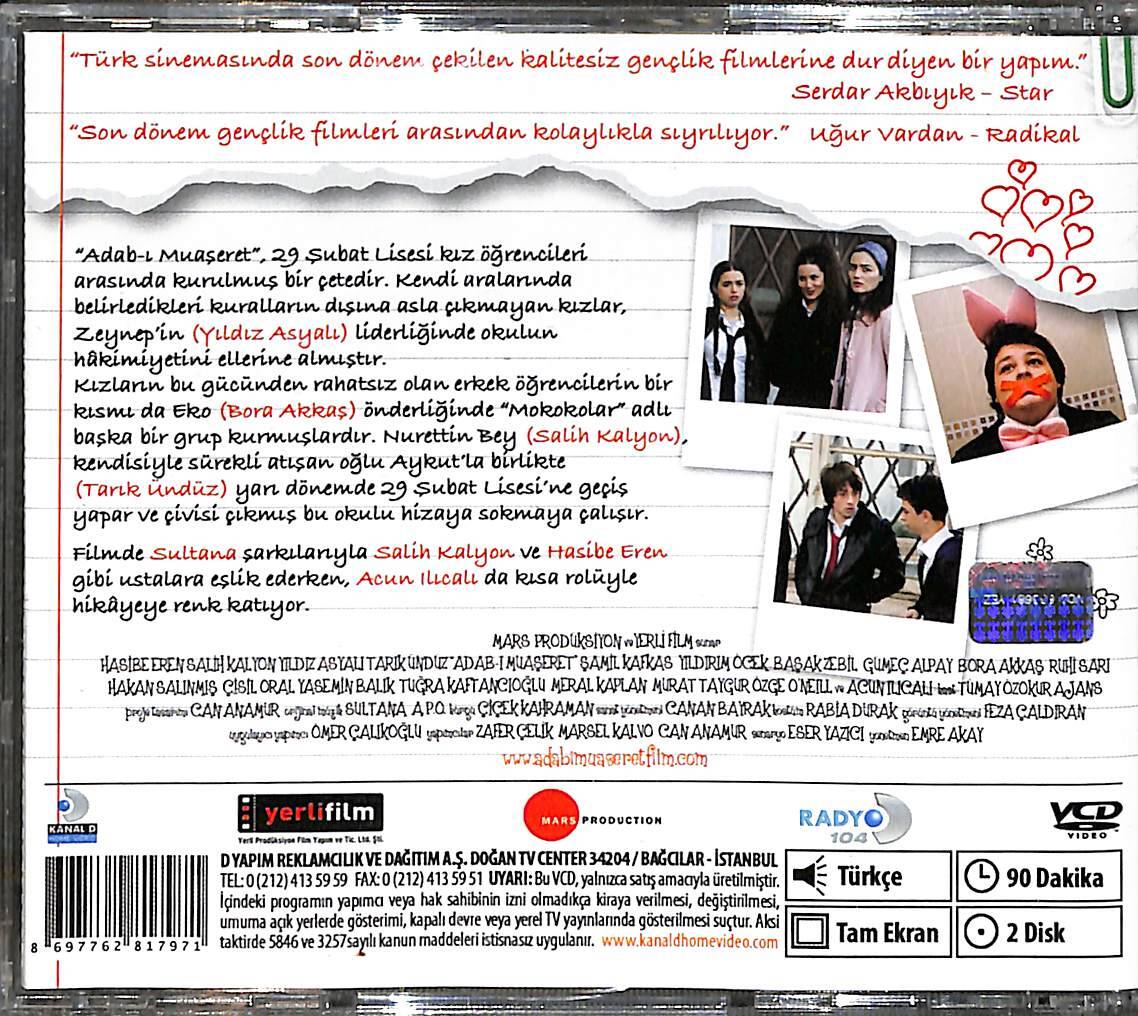 Adab-ı Muaşeret Orjinal VCD Film VCD28415 - 2