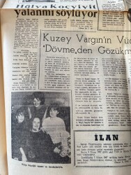 Adalet Gazetesi 1 Nisan 1967 - Polis, Nihayet Kara Mehmet'i Eşi İle Ele Geçirdi - Hülya Koçyiğit Yalan Mı Söylüyor - Ajda Eko Getirdi GZ139513 - 2