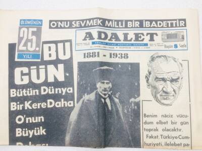 Adalet Gazetesi 10 Kasım 1963 - Fenerbahçe Galibi Ptt Beşiktaşa Çelme Taktı GZ53303 - 1
