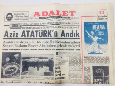 Adalet Gazetesi 11 Kasım 1963 - Fenerbahçe Linfield İçin Kampa Girdi GZ53302 - 1
