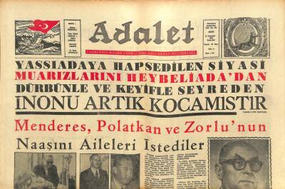 Adalet Gazetesi 11 Temmuz 1966 - Yıllarca Asil Türk Milletine Kan Kusturanlar Kimi Tehdit Ediyorlar GZ105023 - 1