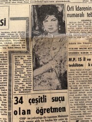Adalet Gazetesi 13 Eylül 1963 - Atina'ya Giden Prenses Süreyya İstanbul'a Geldi - Galatasaray'a Tebrik Yağıyor - Egesel Evlendi GZ139717 - 2