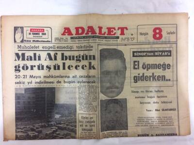 Adalet Gazetesi 18 Temmuz 1966 - Komünizme Karşı Olan Bir Lise Müdürü Savcılığa Verildi GZ73064 - 1