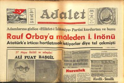 Adalet Gazetesi 20 Haziran 1966 - Dünyanın En Büyük Barajlarından Keban Hizmete Girdi GZ105020 - 1