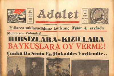 Adalet Gazetesi 23 Mayıs 1966 - Halkın Komünist Dediği Çetin Altan GZ109720 - 1