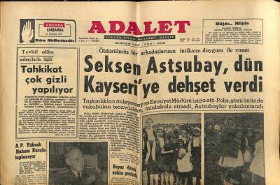 Adalet Gazetesi 24 Nisan 1963 - Türkiyedeki 250 Kazak Amerikaya Yerleşiyor GZ83496 - 1