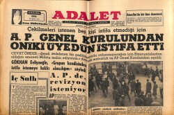 Adalet Gazetesi 29 Mart 1963 - Zamanımızın Romeo Julieti Kaleci Varol Fatma Girik - Bayar , Dün Gece Yarısı Hastahaneye Yatırıldı GZ121676 - 1
