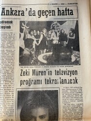 Adalet Gazetesi 3 Mayıs 1969 - Öktem'in Cenaze Namazını Kimse Kılmak İstemiyor - Zeki Müren'in Televizyon Programı Tekrarlanacak GZ138573 - 2