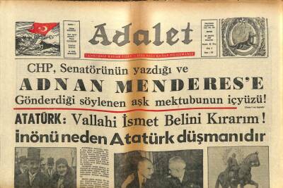 Adalet Gazetesi 30 Mayıs 1966 - İşte İkinci Boraltan Köprüsü Faciası Milli Şef İnönü GZ105019 - 1