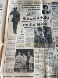 Adalet Gazetesi 4 Nisan 1967 - İran Sarayındaki Mutlu Telaş 10 Yıl Geciken Tören - Meydan Fenerbahçe Ve Beşiktaş'a Kaldı GZ139516 - 2