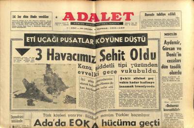Adalet Gazetesi 5 Şubat 1964 - Devlet Demiryolları Kömürsüz Kaldı GZ83490 - 1