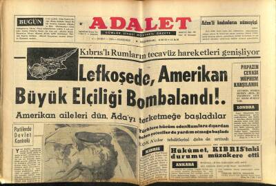 Adalet Gazetesi 6 Şubat 1964 - Ankarada Büyük Bir Linyit Sıkıntısı Belirdi !.. GZ83491 - 1