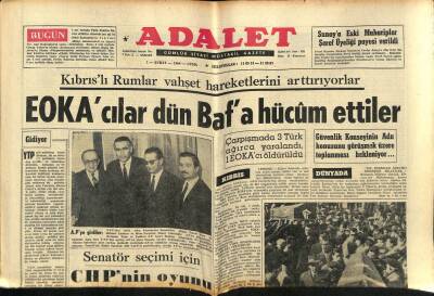 Adalet Gazetesi 7 Şubat 1964 - Havagazı Tesisleri Naklediliyor GZ83492 - 1