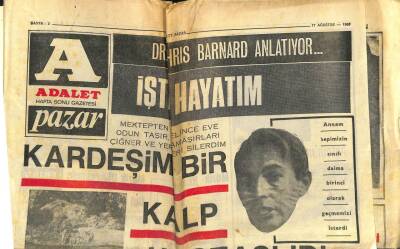 Adalet Haftasonu Gazetesi 17 Ağustos 1969 - APde Veto Ele Alındı GZ102747 - 1
