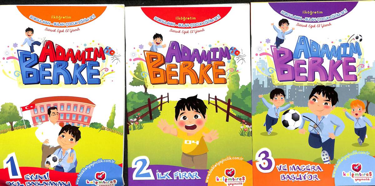 Adamım Berke Bitişik El Yazılı 10'lu Öykü Seti NDR92282 - 2