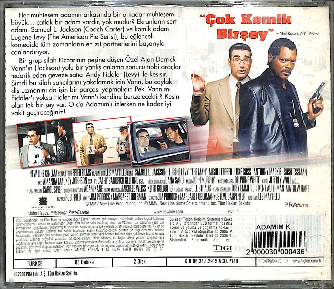 Adamım - The Man VCD Film (İkinci El) VCD27738 - 2