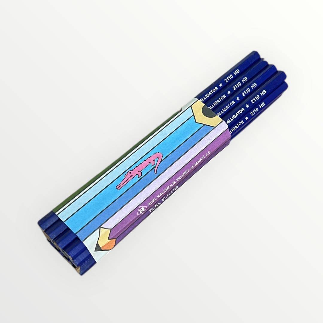 Adel Allıgator Köşeli Kurşun Kalem 1 Dz Paketinde AOB4945 - 2