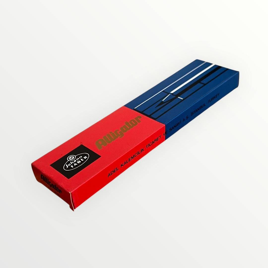 Adel Allıgator Mavi - Kırmızı Renkli Kalem 1 Dz Paketinde AOB4938 - 1