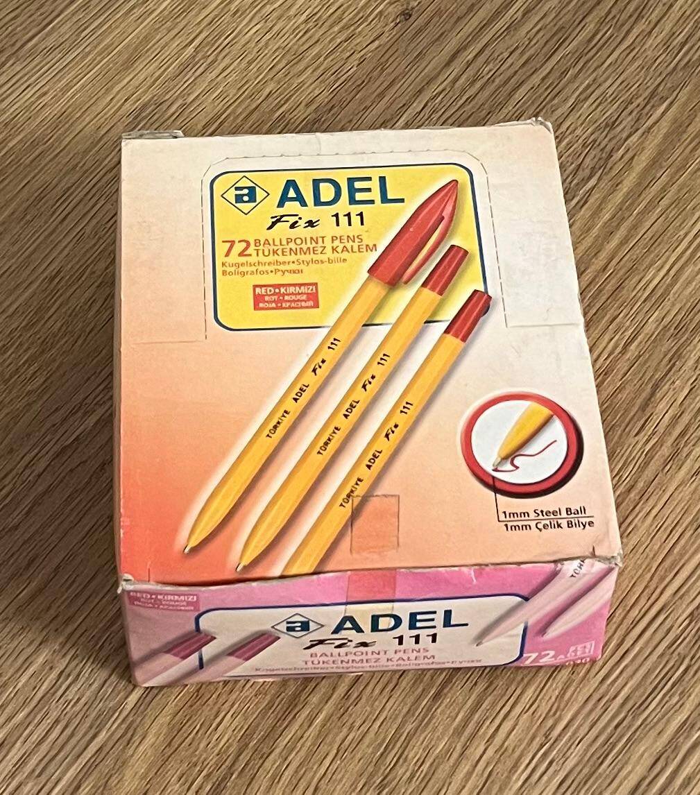 Adel Fix 111 Tükenmez Kalem Dolu Kutu AOB4766 - 5