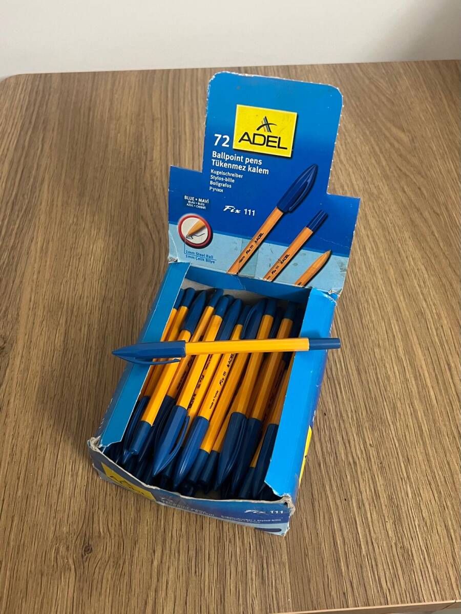 Adel Fix 111 Tükenmez Kalem Mavi AOB4790 - 2