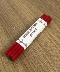 Adel Hexacom Türkmalı Malı Kurşun Kalem (Kırmızı).1 Dz Orjinal Paket AOB4921 - 2