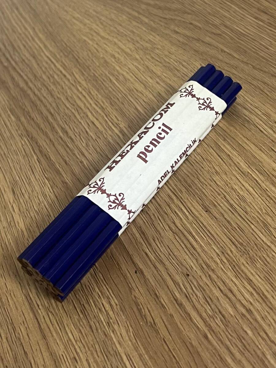 Adel Hexacom Türkmalı Malı Kurşun Kalem (Lacivert).1 Dz Orjinal Paket AOB4922 - 2