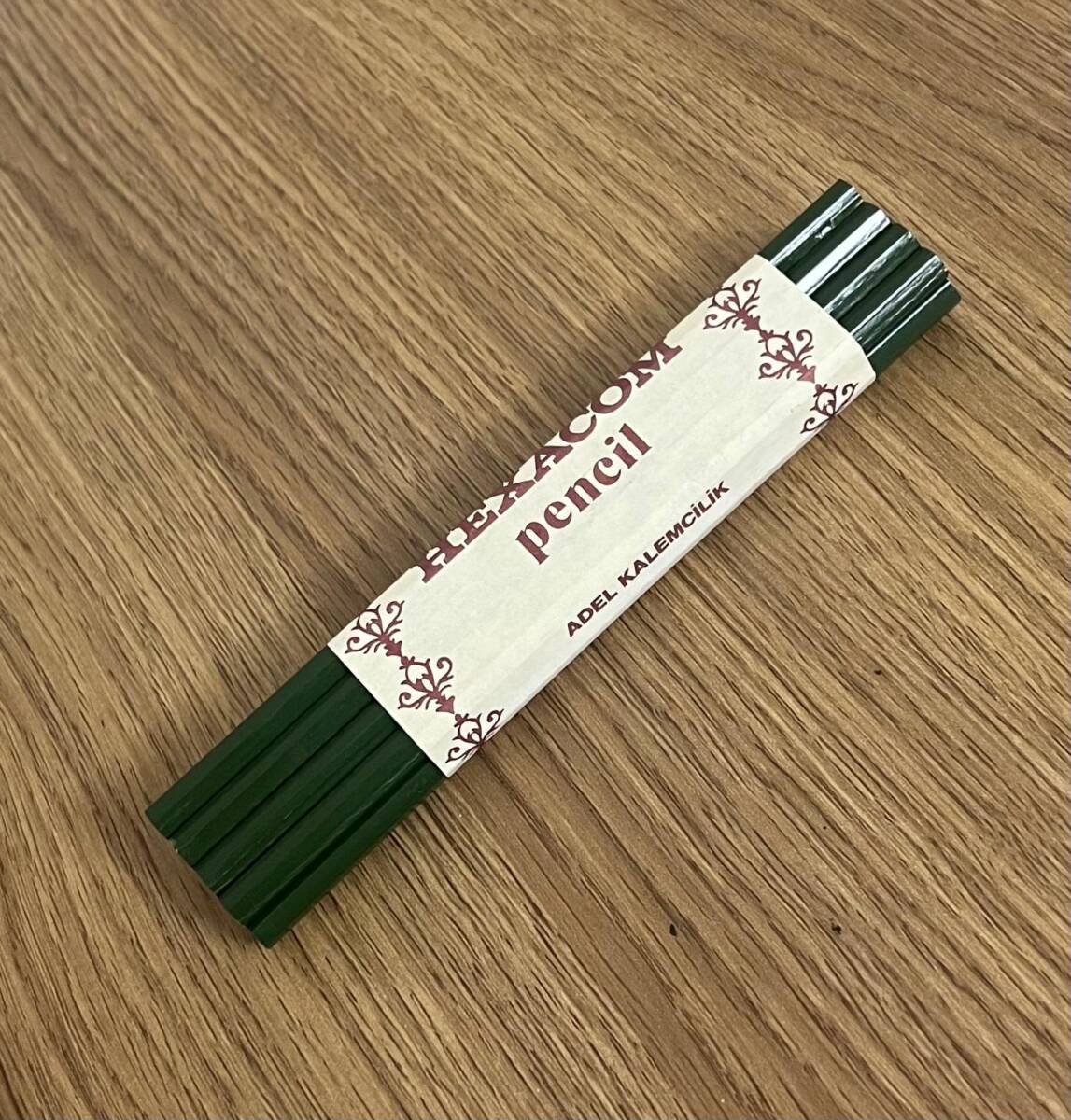 Adel Hexacom Türkmalı Malı Kurşun Kalem (Yeşil).1 Dz Orjinal Paket AOB4920 - 4