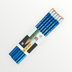 Adel Johann Faber Türkmalı Malı Kurşun Kalem (Mavi).1 Dz Orjinal Paket AOB4925 - Gökçekoleksiyon