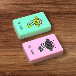 ADEL Nostaljik Kokulu Arı Maya Figürlü Silgi 2 Farklı Renk AOB4961 - 4